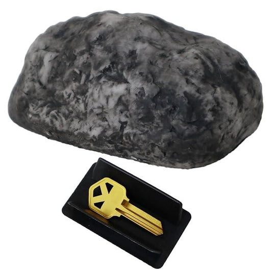 Hide A Spare Key Outside Fake Rock